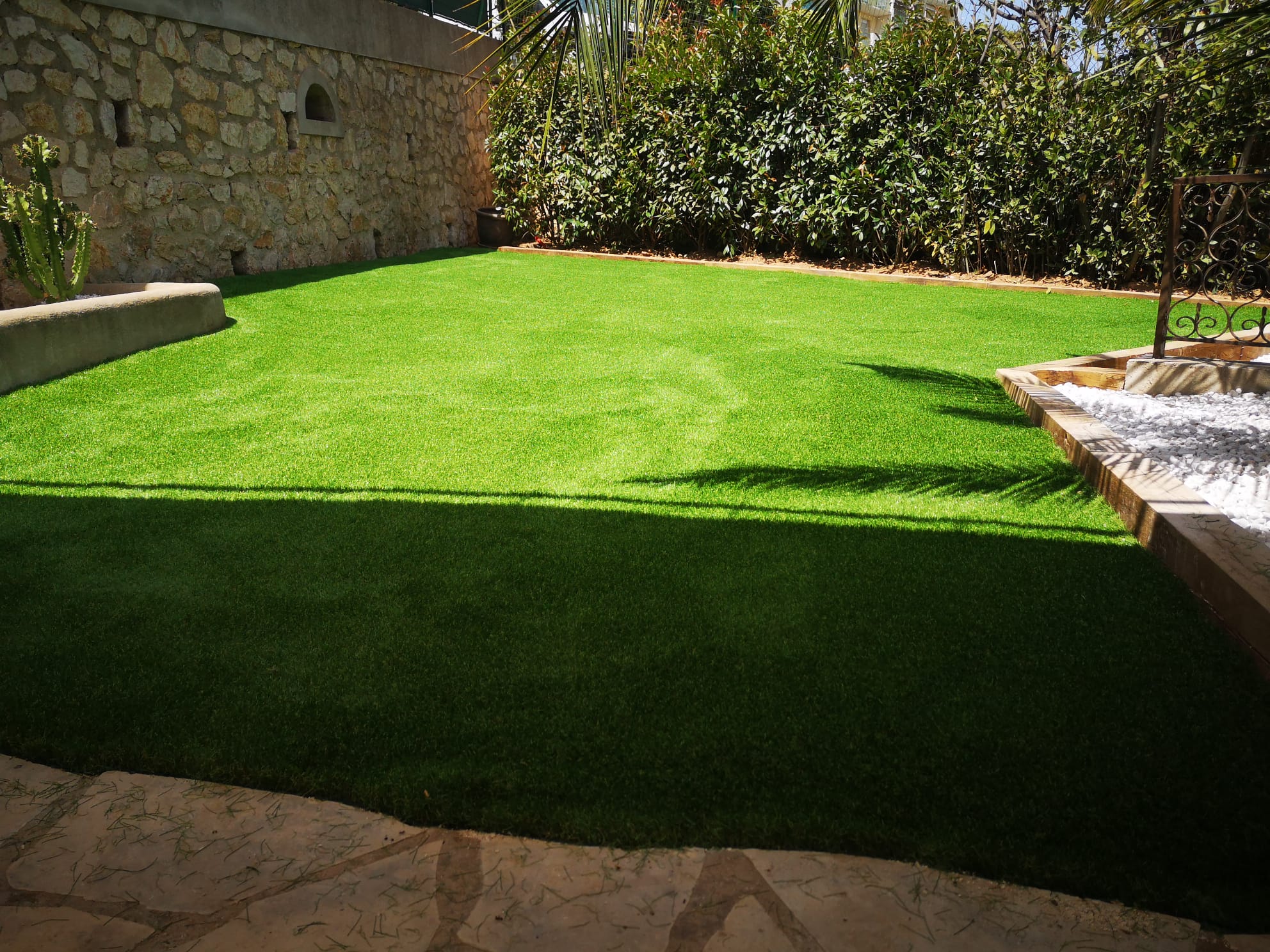 Aménagement d'un jardin à Ollioules.